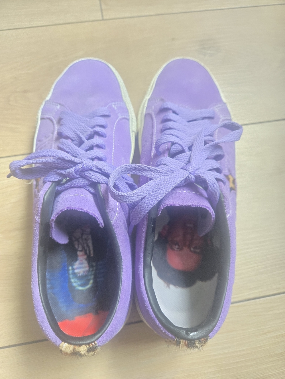 Converse x Sean Pablo One Star Pro Ox Skate Shoe Purple  Size Womens 8.5 Mens 7 - Picture 3 of 10
